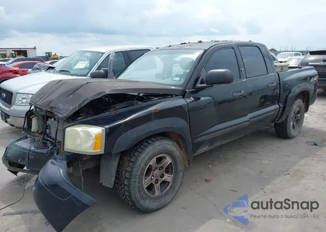 2005 Dodge Dakota Slt из США, поврежденный, VIN 1D7HW48NX5S140082
